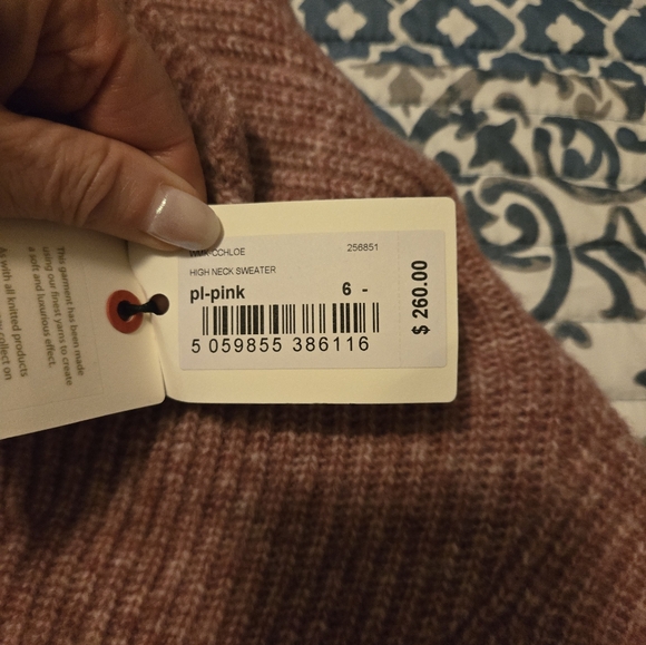 NWT Ted Baker Cchloe roll neck wool sweater - Picture 8 of 9